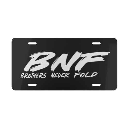 Vanity BNF Racing Plate