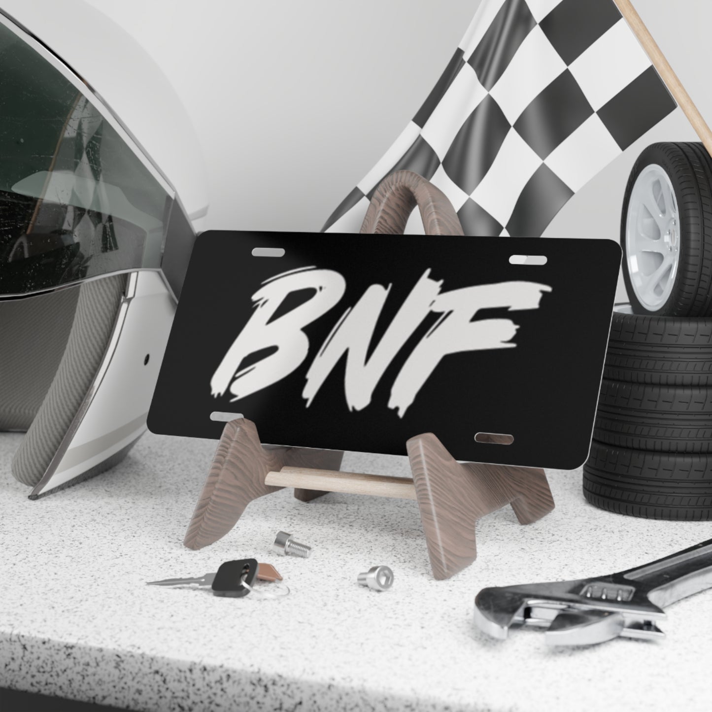 Vanity  BNF Racing Plate